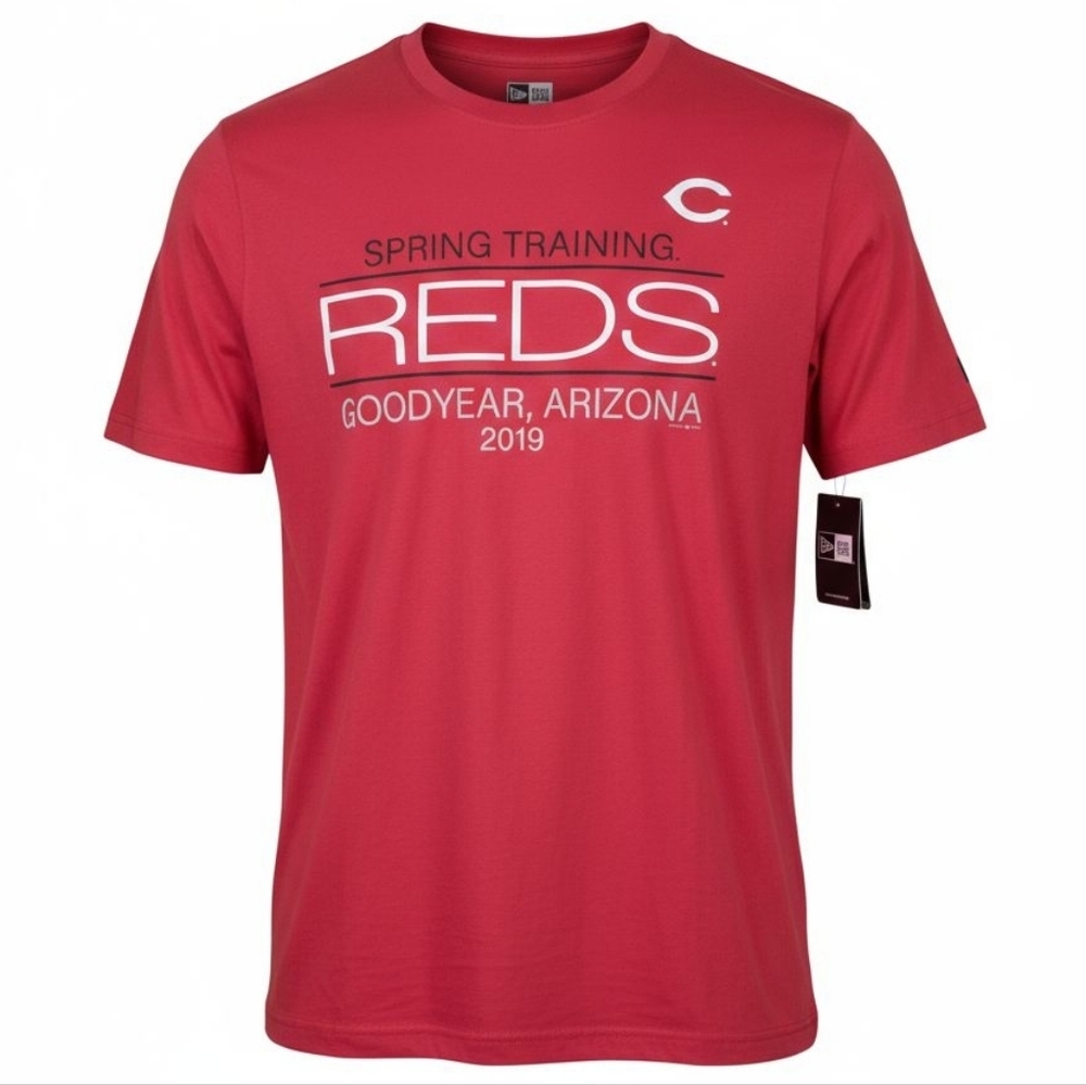 Cincinnati Reds XL New Era 2019 Spring Training Tee Shirt NWT Extra Large